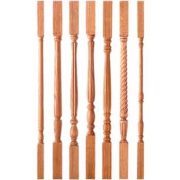 Wood Balusters & Spindles - Square & Round Wood Balusters - Best Prices!