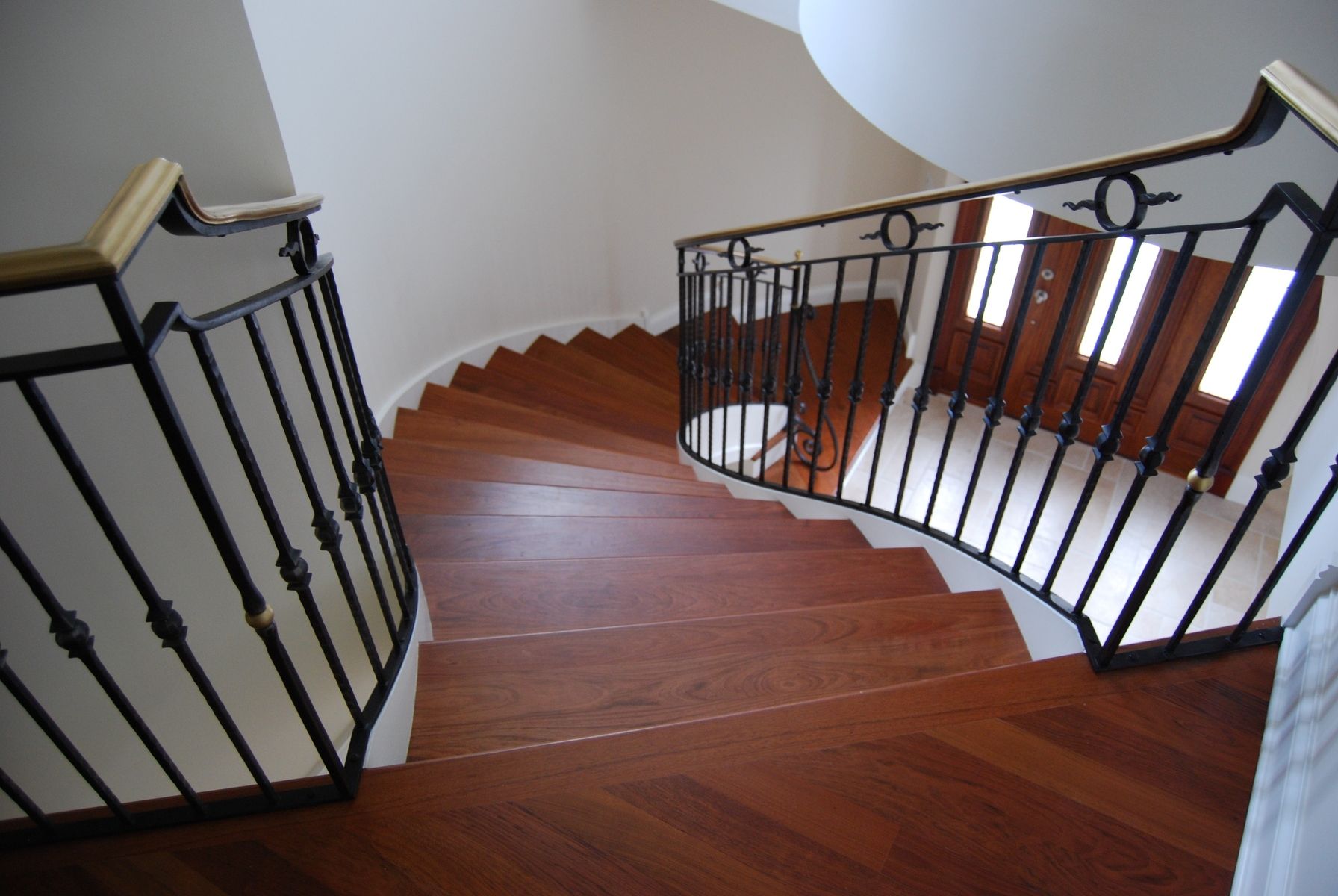 Cherry Stair Parts & Handrail, Cherry Balusters, Cherry Wood Stair Treads