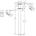 4075 Box Newel Post - Wood Stair Box Newel - LJ-4075 Box Newel